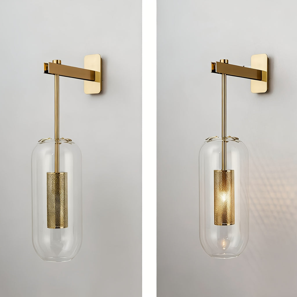 Antique Bronze Long Pole Wall Lamp, Minimalist Creative Wall-Mounted Light, Artistic Home Decor & Ambiance Lamp for Hotel Hallways